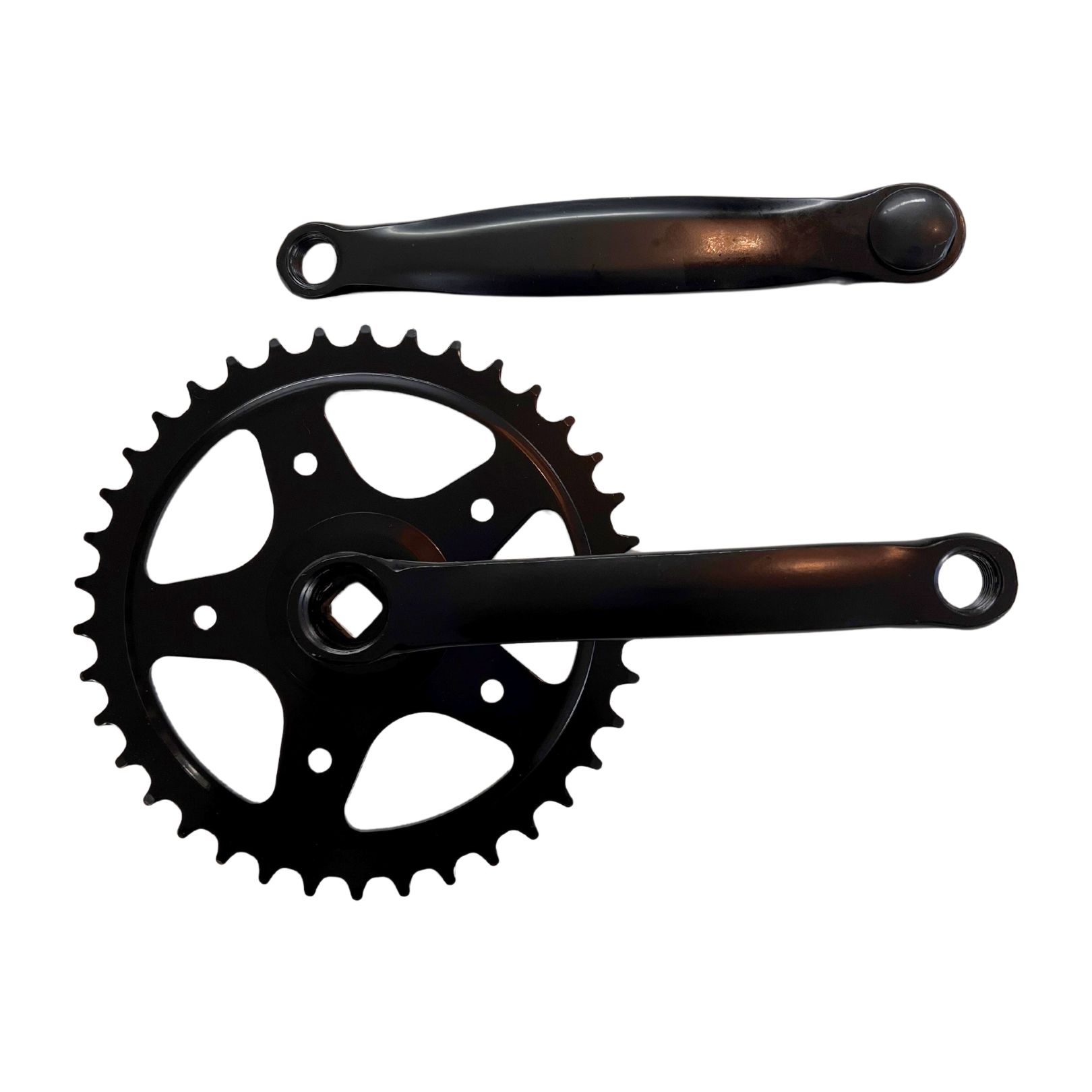 Crank SET 38TX152L ROMA 24 - URBAN 24 -DUTCH 24 - METRO 24 INCH Zwart