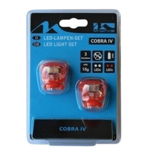 Fietsverlichting set Led Cobra 220633 Rood