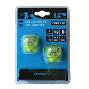 Fietsverlichting set Led Cobra 220635 Groen