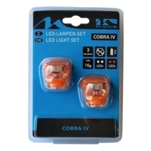 Fietsverlichting set Led Cobra 220637 Oranje