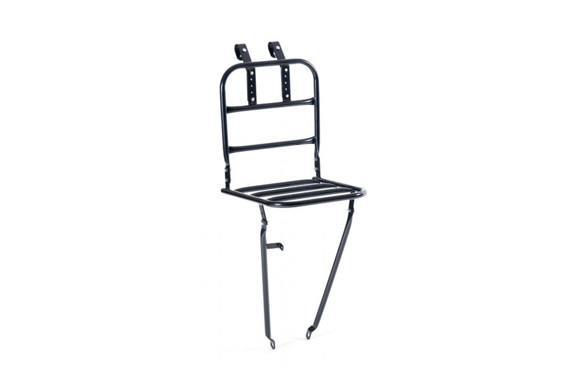 Voordrager 28'' Zwart RVS boutjes Afm: 30x30 cm 0184