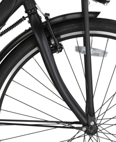 Voorvork 28 INCH Mat Zwart Berlin