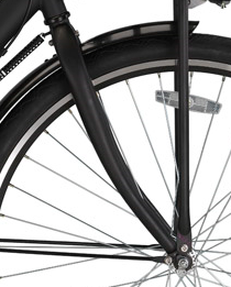 Voorvork 28 INCH Mat Zwart Nostalgia